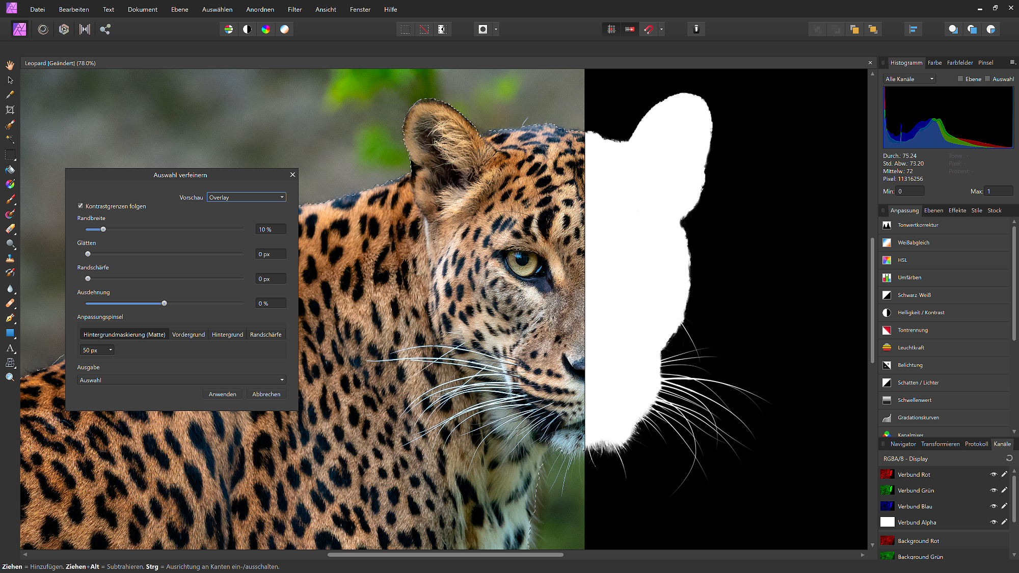 Fotos mit Affinity Photo freistellen Fotos mit Affinity Photo freistellen
