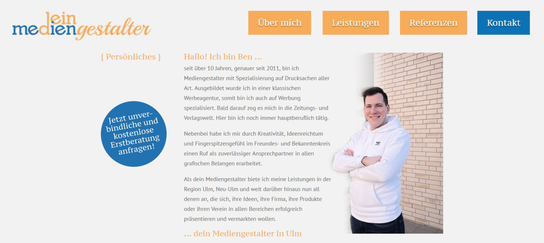 Referenz-Website www.dein-mediengestalter.de