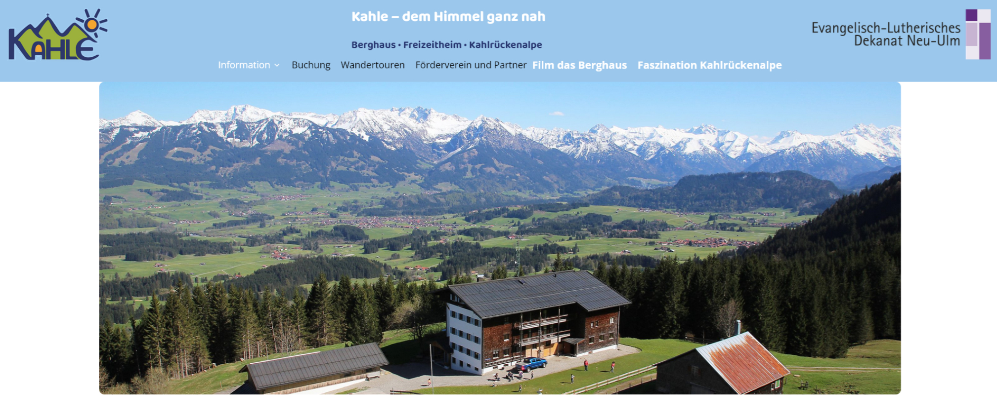 Referenz-Website www.kahlrueckenalpe.de